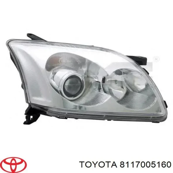 Toyota Avensis 2003-2005 Far Sol Elektrikli (Oem No: 81170-05160) ürün görseli 1