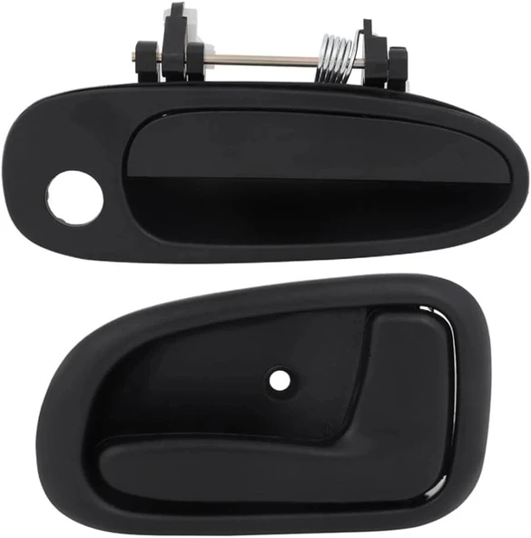 Toyota Corolla 1993-1998 Ön Kapı Dış Açma Kolu Sağ Siyah (Pütürlü) (Adet) (Oem No:6921012160) ürün görseli 1