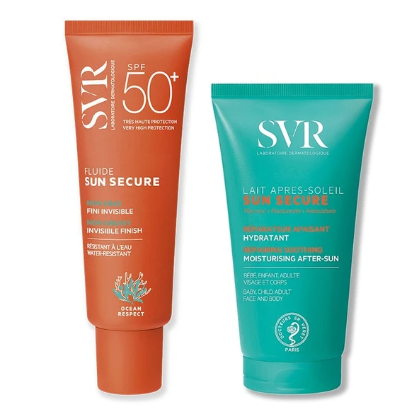 Svr Sun Secure Fluide Spf50+ 50 ml After Sun 50 ml HEDİYE ürün görseli 1