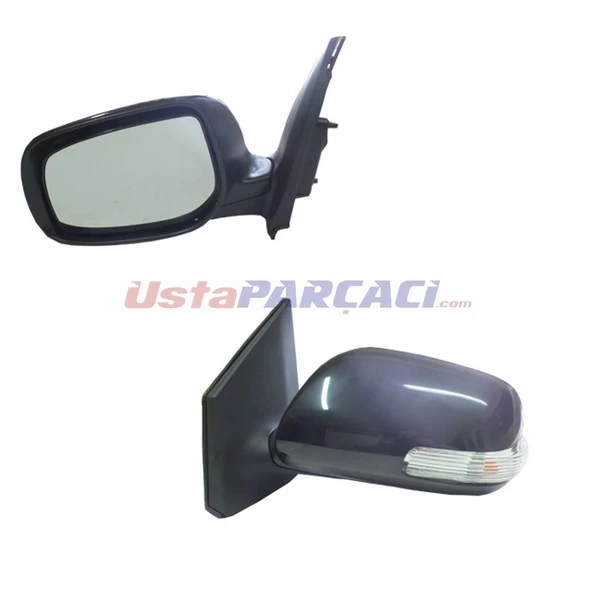 Toyota Corolla 2010-2013 Dış Dikiz Aynası Elektrikli Sinyalli 5 Fiş Li Sol (Oem No: Vm-6263Epl) ürün görseli 1