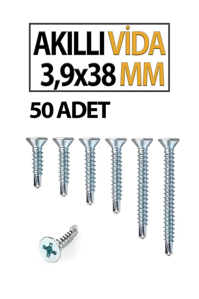 Akıllı Vida 3,9X 38 MM 100 Adet - Resim 2