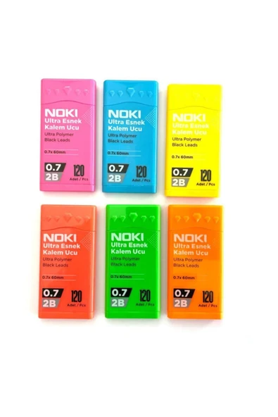 Noki 0.7 Mm ( 2b ) Kalem Ucu 120 ' Li X 6 Adet ürün görseli 1