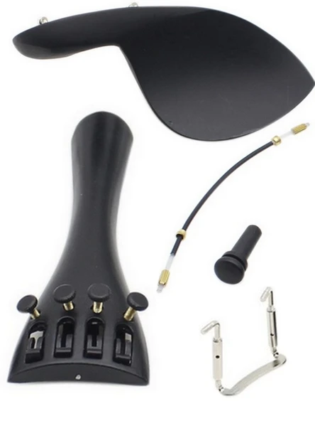 Chroma Keman Kuyruğu Seti 4/4 Metal Keman Kuyruk Kuyruk Bağı ürün görseli 1