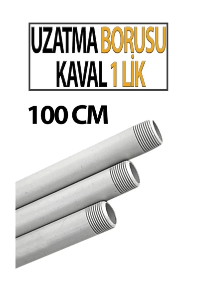 Uzatma Borusu 100 Cm Kaval 1 Lik ürün görseli 1