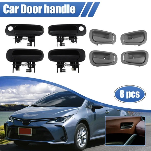 Toyota Corolla 1998-2000 Kapı Kolu Dış Ae111 Ön Sol (Oem No: 69220-02030) ürün görseli 1