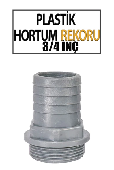 Plastik Hortum Rekoru 3/4 İnç ürün görseli 1