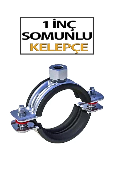 Dayanıklı 1’lik Somunlu Kelepçe – Boru ve Hortum Sabitleme Aparatı ürün görseli 1