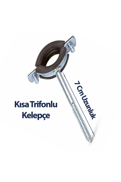 2 İnç Trifonlu Kelepçe Kısa – 5’li Paket - Resim 2