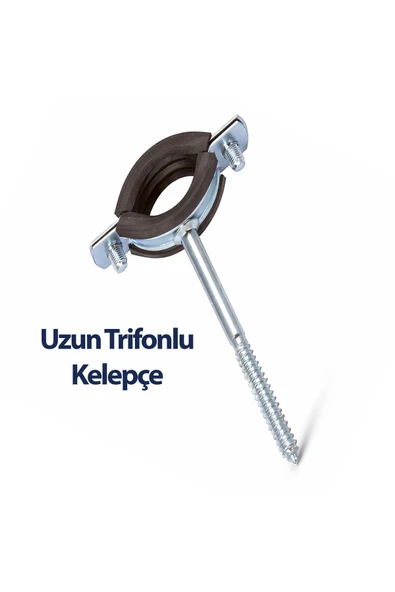 4 İnç Trifonlu Kelepçe Uzun – 5’li Paket - Resim 3