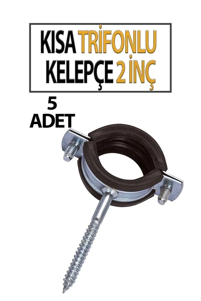 2 İnç Trifonlu Kelepçe Kısa – 5’li Paket - Resim 4