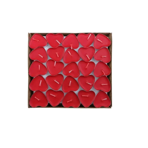 Kalpli 50'li Tealight Mum ürün görseli 1