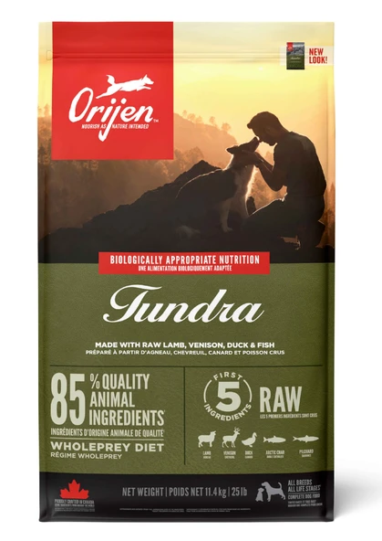 Orijen Tundra All Ages All Breeds Sığırlı Kuzulu Ve Domuzlu Her Yaş Ve Her Irk Köpek Maması 11.4 Kg ürün görseli 1