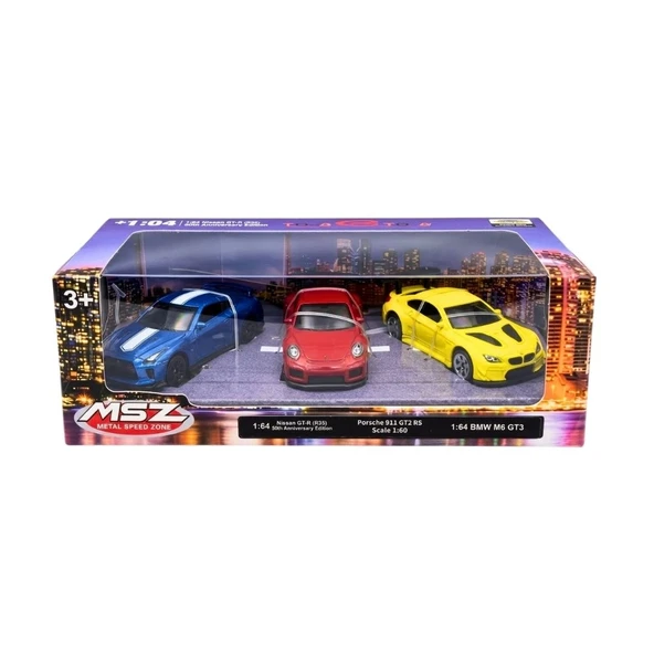 3'li Model Arabalar Serisi ürün görseli 1