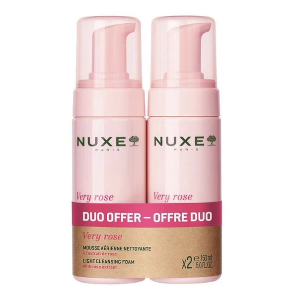 Nuxe Very Rose Yüz Temizleme Köpüğü 2x150 ml ürün görseli 1