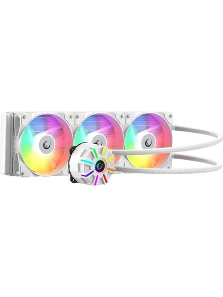 RAMPAGE HELIOS C3 1800 RPM Rainbow AM5/LGA1700 360mm Sıvı Soğutmalı Cpu Fan-Beyaz ürün görseli 1