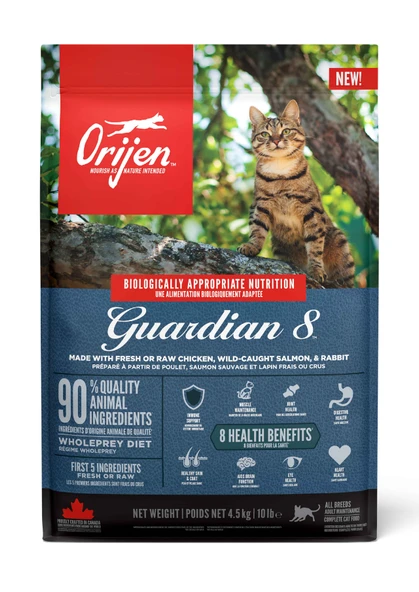 Orijen Guardian 8 Adult Kümes Hayvanı Ve Balıklı Yetişkin Kedi Maması 4.5 Kg ürün görseli 1
