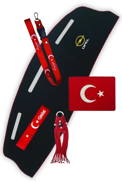 Opel Vectra B Uyumlu Torpido Kaplama Halısı & Oto Ayna Askısı & Kaydırmaz Ped & Araç Dış Aksesuar Seti ürün görseli 1