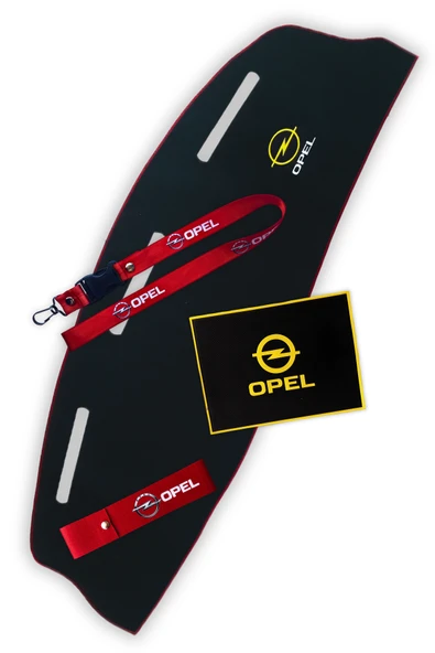 Opel Vectra B Kasa Torpido Koruma Halısı & Torpido Üstü Kaydırmaz Ped & Kırmızı Ayna Askısı & Tampon Çeki İpi ürün görseli 1