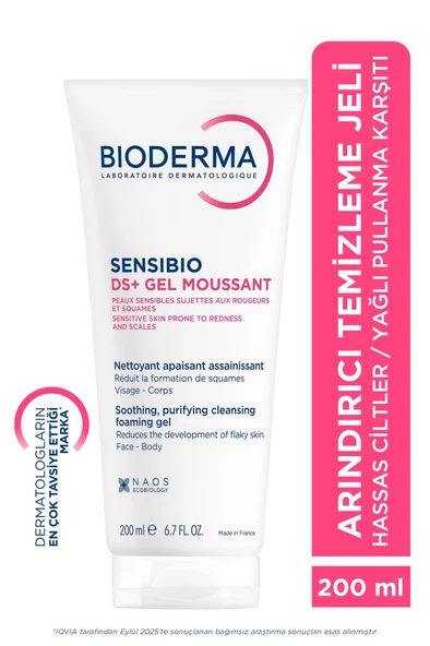 Bioderma Sensibio DS+ Gel Moussant 200 Ml- PUANLI ürün görseli 1