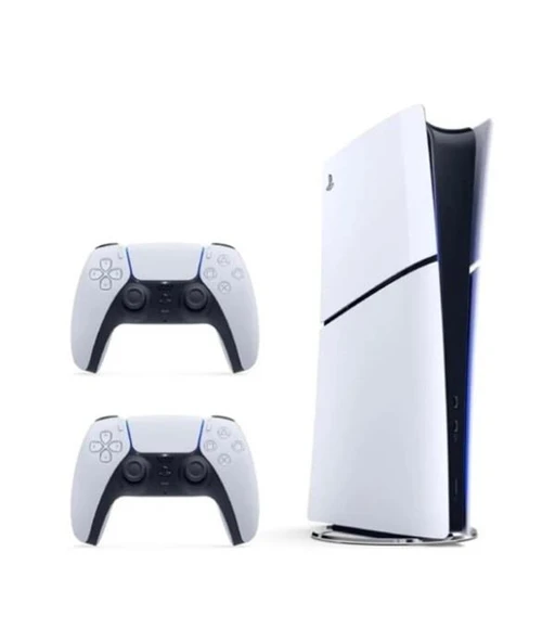 SONY Playstation 5 Slim Digital 825 GB + 2. Dualsense Beyaz Ithalatçı Garantili ürün görseli 1