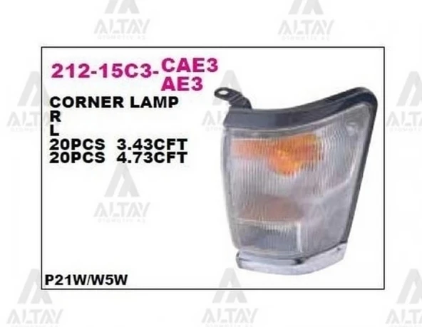 Sinyal Lambası Carina  1997-1998 Duylu Sağ (1 Adet) (Oem No: 81510-21020) ürün görseli 1