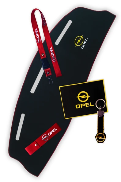 Opel Vectra B Kasa Torpido Halısı & Kaydırmaz Ped & Oto Ayna Askısı & Anahtarlık & Tampon Çeki İpi ürün görseli 1