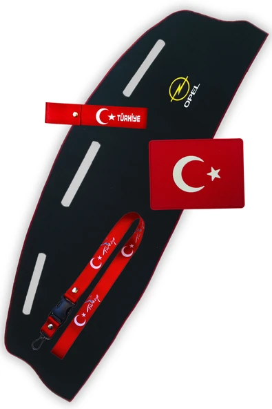 Opel Vectra B Kasa Torpido Koruma Halısı Örtüsü + Oto Ayna Askısı + Tampon Çeki İpi + Kaydırmaz Ped ürün görseli 1