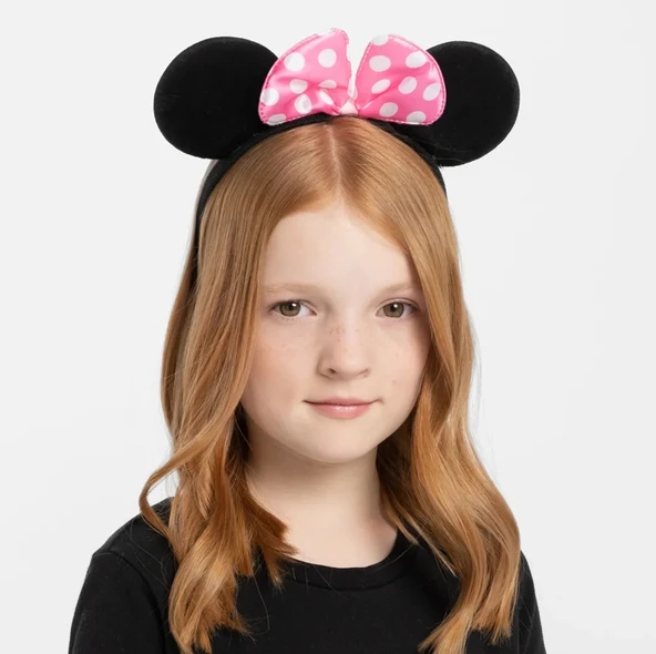 Pembe Fiyonklu Minnie Mouse Tacı Mini Kulak ürün görseli 1