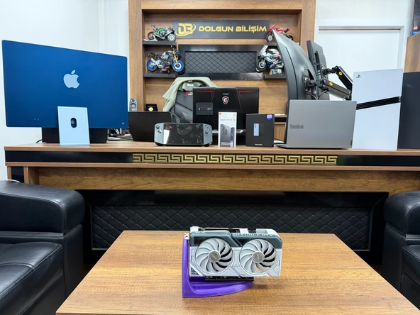 Asus RTX 4060 Dual White OC Edition 8GB 128 Bit GDDR6 Ekran Kartı (İKİNCİ EL) ürün görseli 1