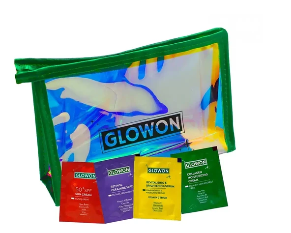 GLOWON Işıltılı Doğal Bakım Tanışma Çantası ürün görseli 1