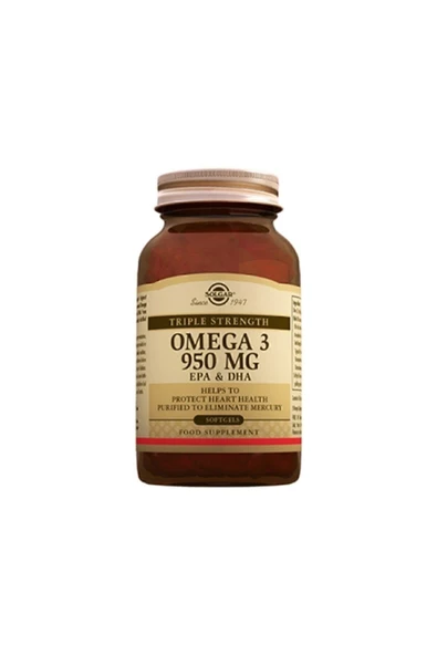 Solgar Omega-3 950 100 Kps ürün görseli 1