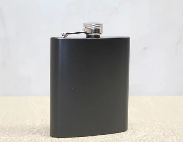 Tekli Siyah 7 Oz Matara Alk3896 ürün görseli 1