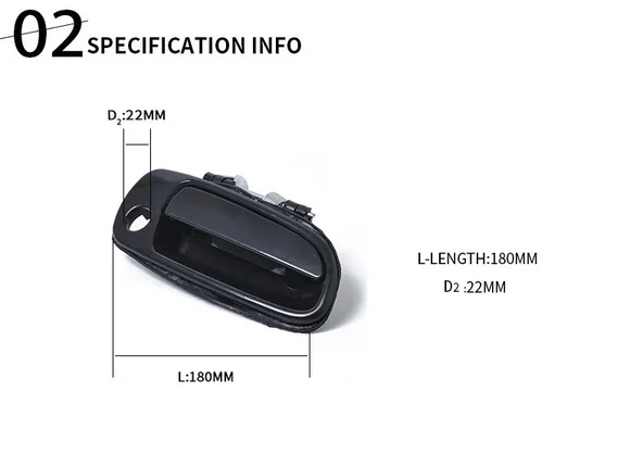 Kapı Kolu Corona  92-94 Ön Dış Sol (Oem No: 69220-20290) ürün görseli 1