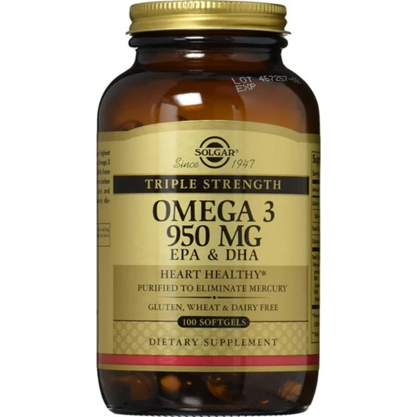 Solgar Garya Solgar Omega-3 950 Mg 100 Kapsül ürün görseli 1