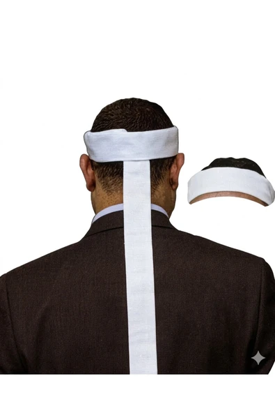 Özel Hazır Dolama Sarık 7x190cm Cepte Taşınabilir ürün görseli 1