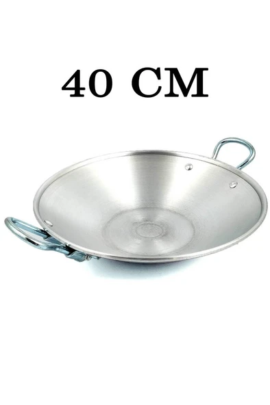 Alüminyum Eloksallı Kalın Sac Kavurma ve Gözleme Tavası 40 cm ürün görseli 1