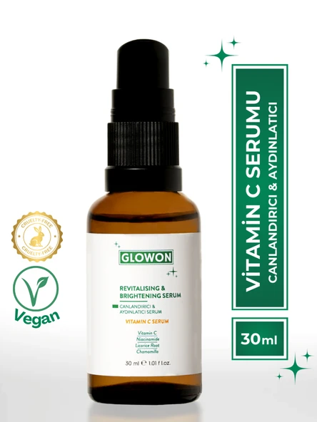 Vegan içerikli Aydınlatıcı & Leke Karşıtı  C Vitamini (SAP) Serum 30ml ürün görseli 1