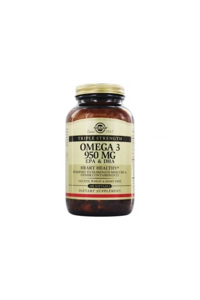 Solgar Omega-3 950 Mg - 100 Kapsül ürün görseli 1