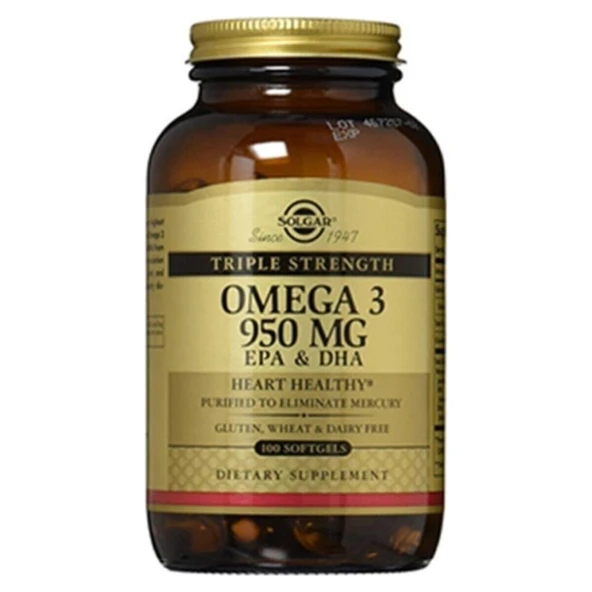 Solgar Omega 950 Mg 100 Kapsül ürün görseli 1