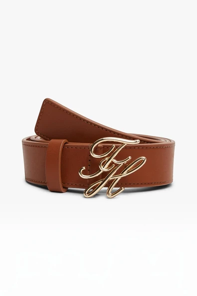 Tommy Hilfiger   TH SCRIPT 3.0 Kadın Kahverengi Kemer - AW0AW18568 ürün görseli 1