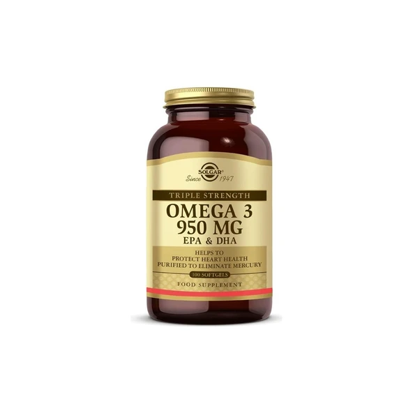 Solgar Omega 3 950 mg 100 Kapsül ürün görseli 1