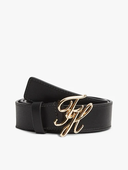 Tommy Hilfiger   TH SCRIPT 3.0 Kadın Siyah Kemer - AW0AW18568 ürün görseli 1