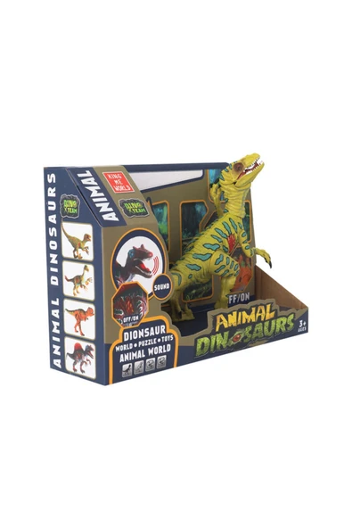 MEGA ( OYUNCAK ) Animal Dinosaurs Serisi Sesli Işıklı Dino A7  Animal Dinosaurs ( OYUNCAK ) 1 ADET ) ürün görseli 1