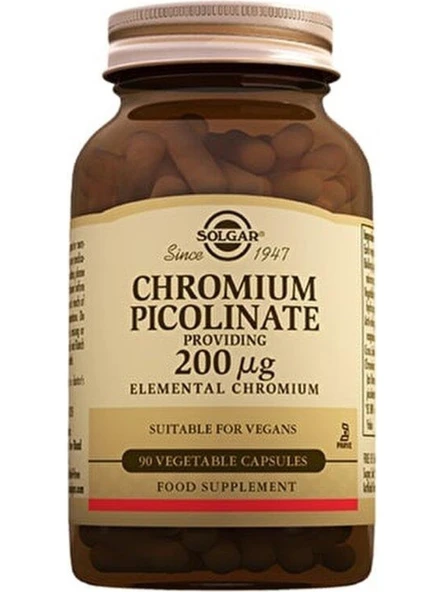 Solgar Chromium Picolinate 90 Kapsül ürün görseli 1