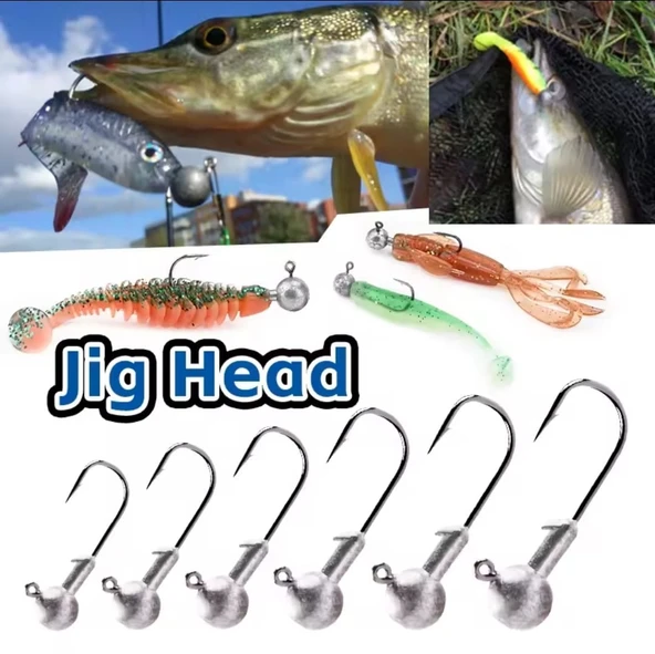 4 gr Jig Head 2 No İğne- 5 Adet ürün görseli 1