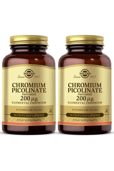 Solgar Chromium Picolinate 200 Mcg X2 Adet ürün görseli 1
