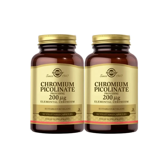 Solgar Chromium Picolinate 90 Kapsül 2 Adet ürün görseli 1