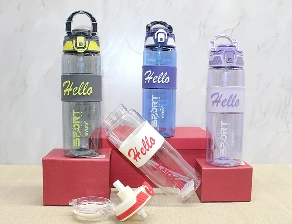 Tutmalı Su Matarası 800 Ml Bpa İçermez Alk2955 ürün görseli 1