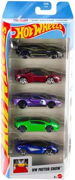 Hot Wheels Araba Seti HW MOTOR SHOW JBJ89 ürün görseli 1