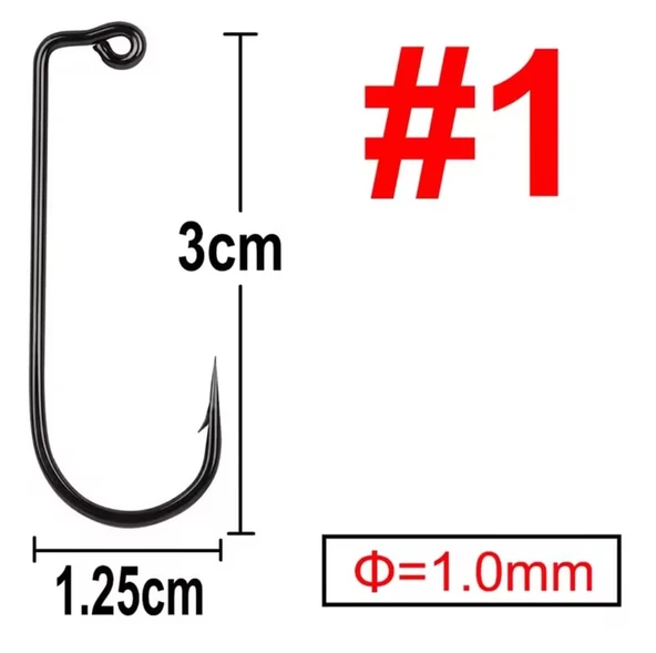 7 gr Jig Head 1 No İğne- 5 Adet - Resim 3